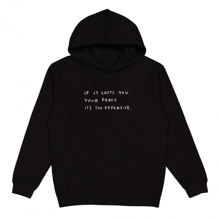 Kvinders hoodie med inspirerende citat og komfortabel pasform Skovae