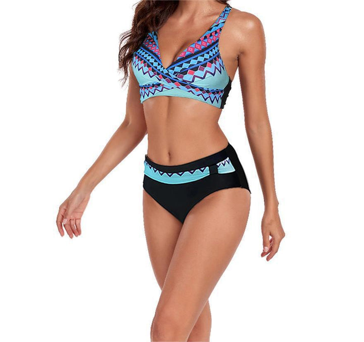 Dame bikini sæt med innovativ gradient skovæ