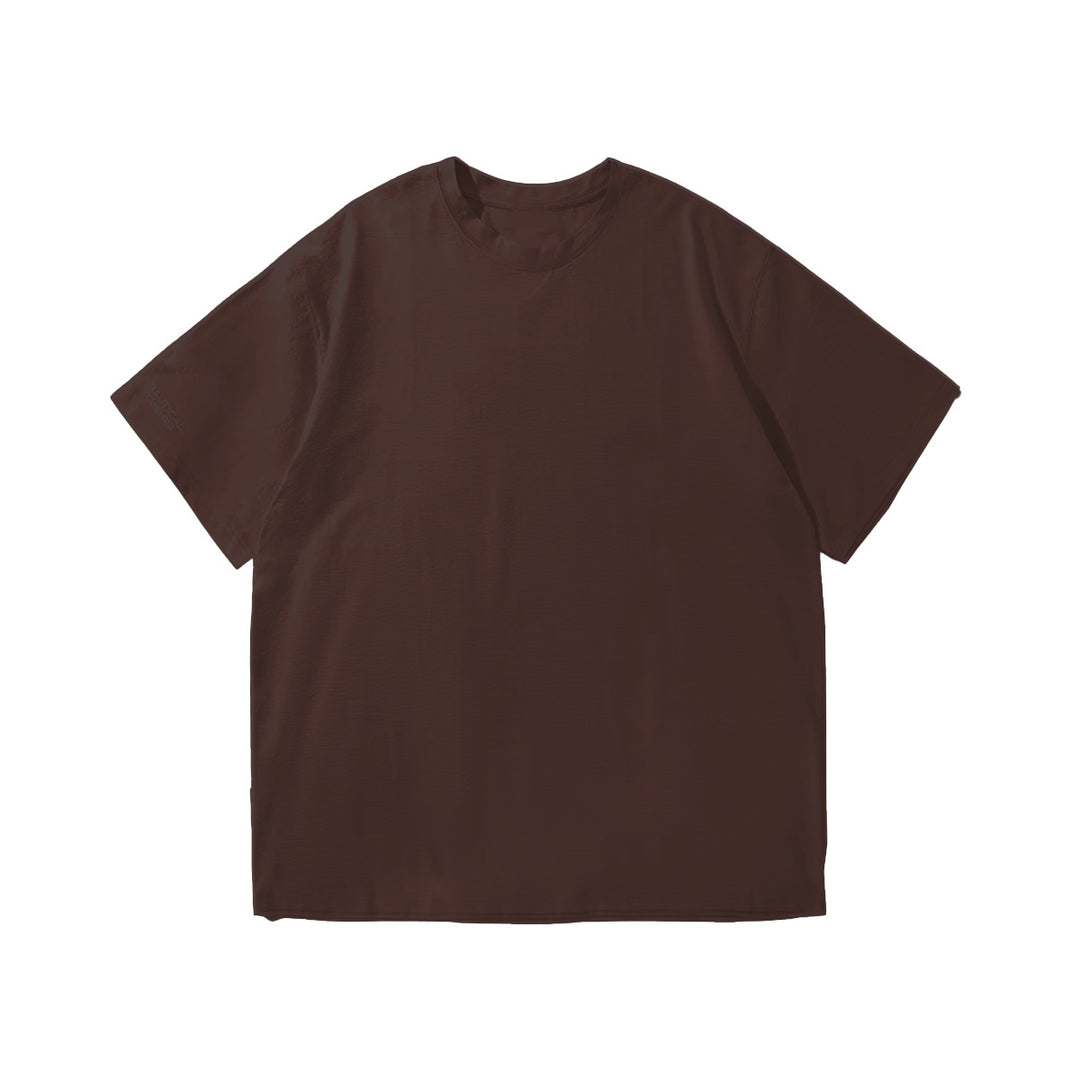 Dame afslappet oversized T-shirt i åndbart materiale Skovae