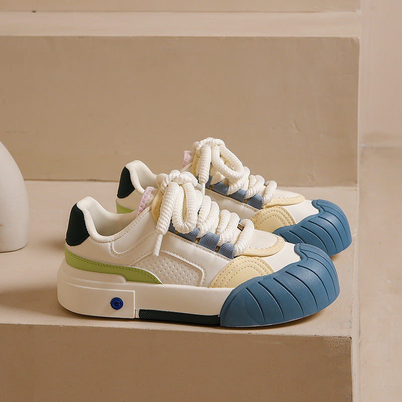 Dame Komfortable Sneakers med farverige accenter Stilla