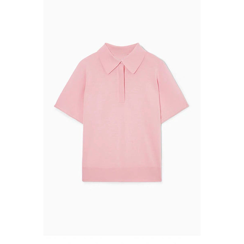 Dame polo shirt med klassisk krave og afslappet snit Stilla