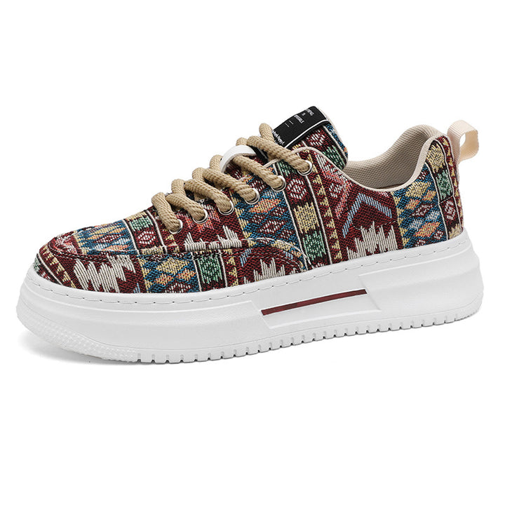 Femme Etnisk Mønstret Lækre Sneakers Stilla