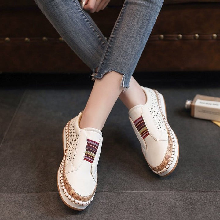 Dame Åndbare Slip-On Fritidssko med sporty design og fejlfri overfladebehandling Stilla
