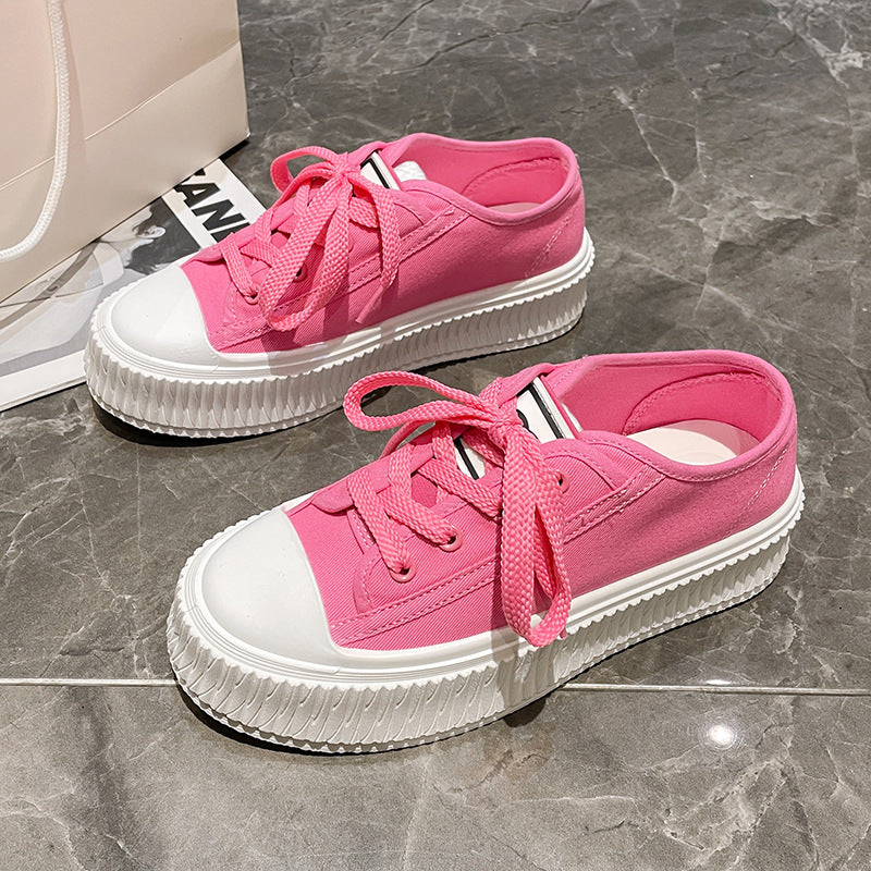 Dame Chunky Sneakers med struktureret sål og åndbart overmateriale Stilla
