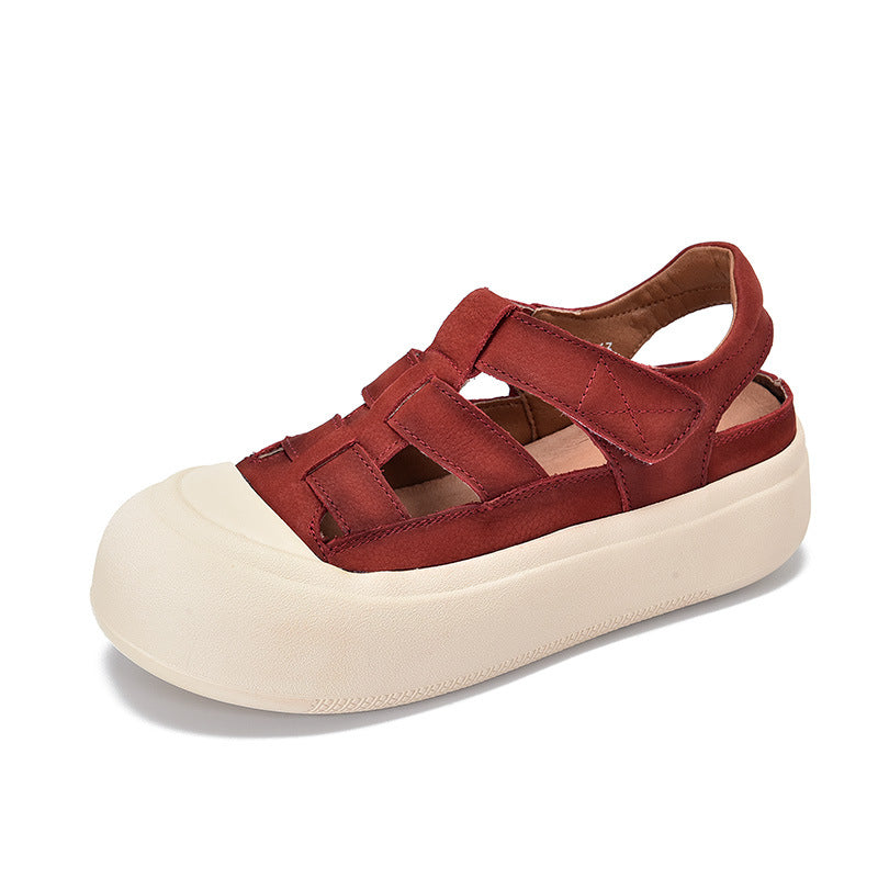 Damer Åndbare Sandaler med praktisk Velcro og innovativt design Stilla