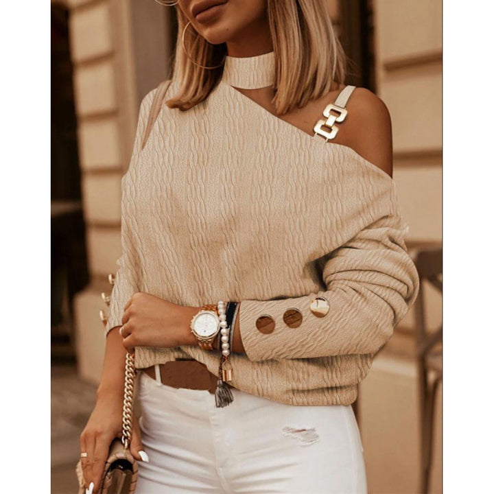 Femme Stilfuld Cut-Out Pullover Stilla