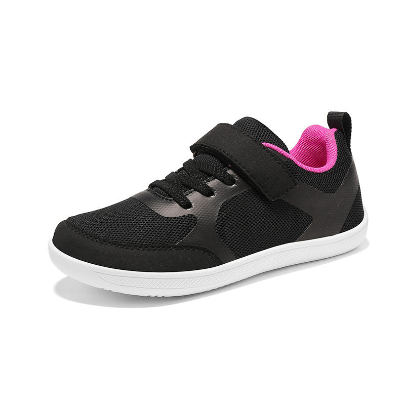 Unisex nan lette mesh-sneakers med elastisk snørebåndsystem, velcro og EVA-mellemsål Skovae