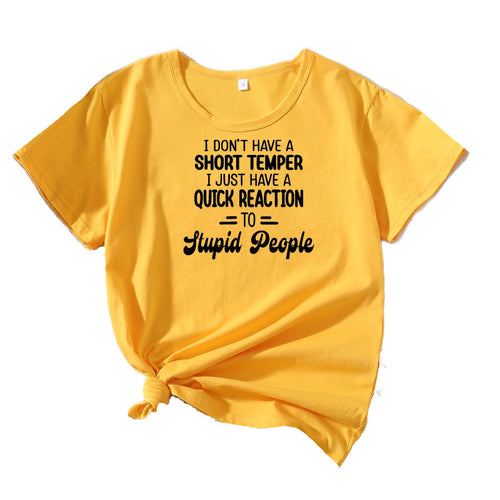Kvinder sjovt citat T-shirt Stilla