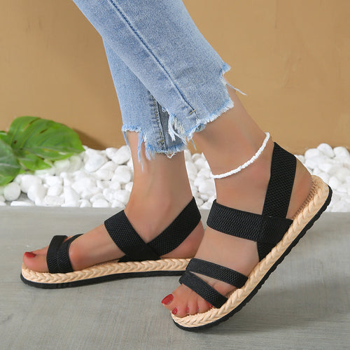 Dame Komfortable Sport-Sandaler med brede Remme og stilfuld Sål Stilla