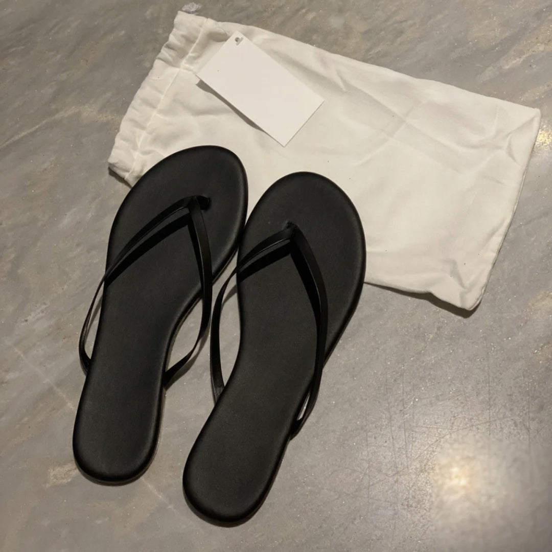 Dame Metallic Rem Flip Flops Stilla
