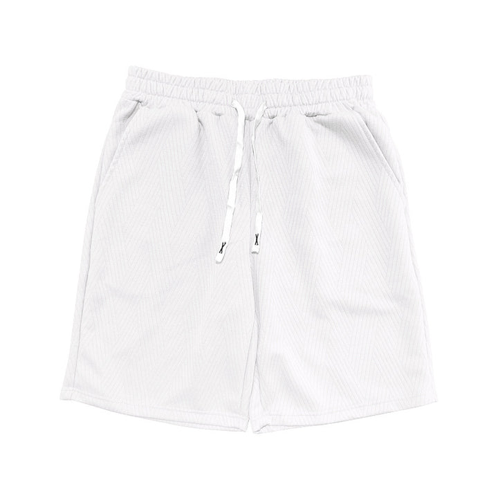Herrer behagelige sportsshorts med elastisk talje og sidetaske Stilla