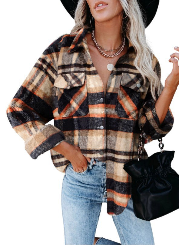 Dame ternet overshirt i komfortabel bomuldsblanding med store klaplommer Stilla