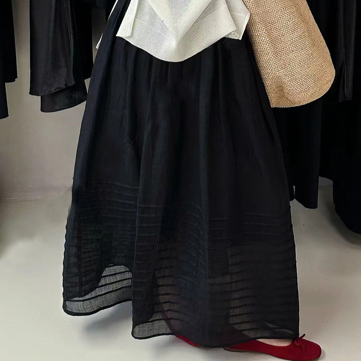 Femme Let Trappe Maxi-Nederdel Stilla