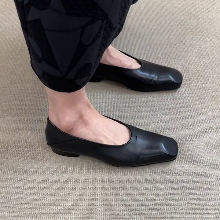 Damer Elegante Åben Tå Blokhæl Sko Stilla
