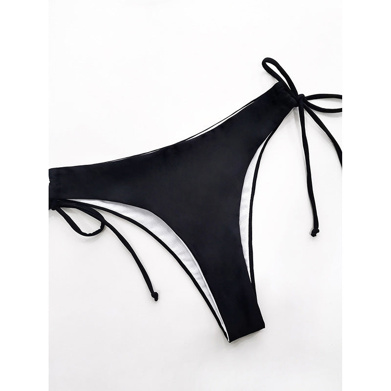 Damer Triangel-Bikini med høj komfort og legesyge bindebånd Skovae