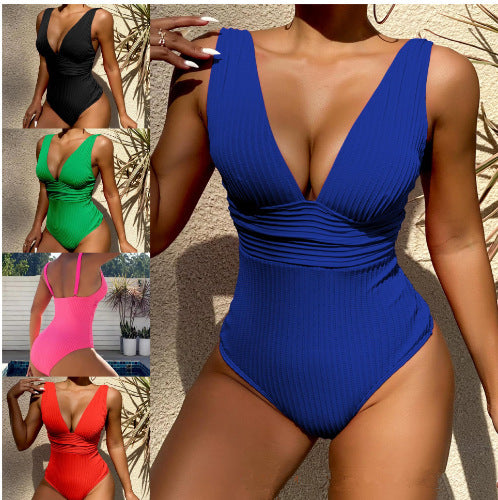 Femme Ribbluse Helbadedragt Stilla1750244272