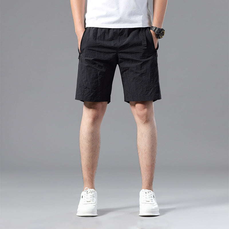 Herre multifunktionelle trekking shorts med elastisk talje og lynlåslommer Stilla