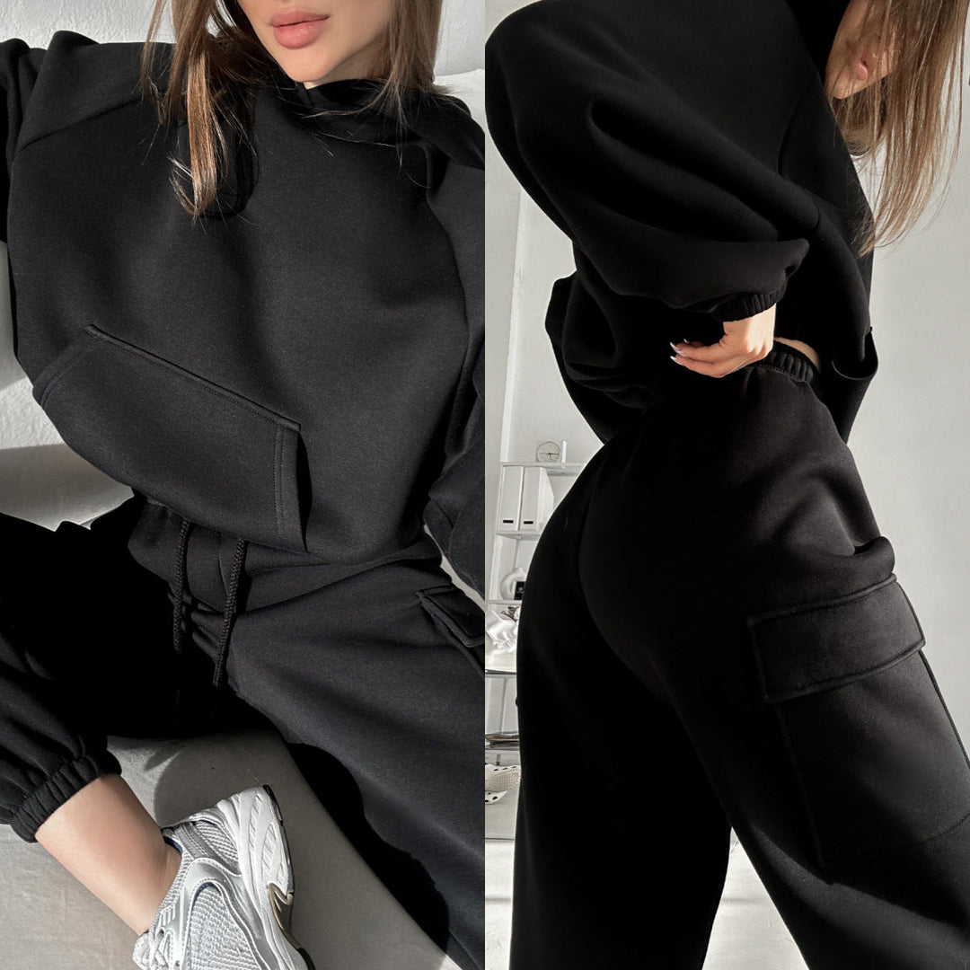 Stilla | Trendy Mode Sports Fritids Hoodie Sæt