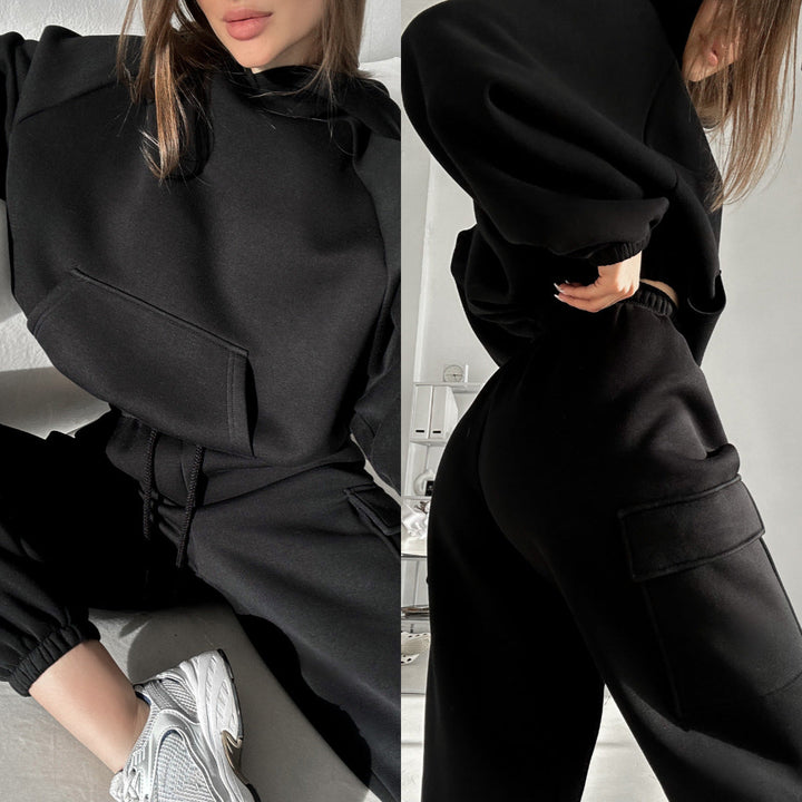 Stilla | Trendy Mode Sports Fritids Hoodie Sæt