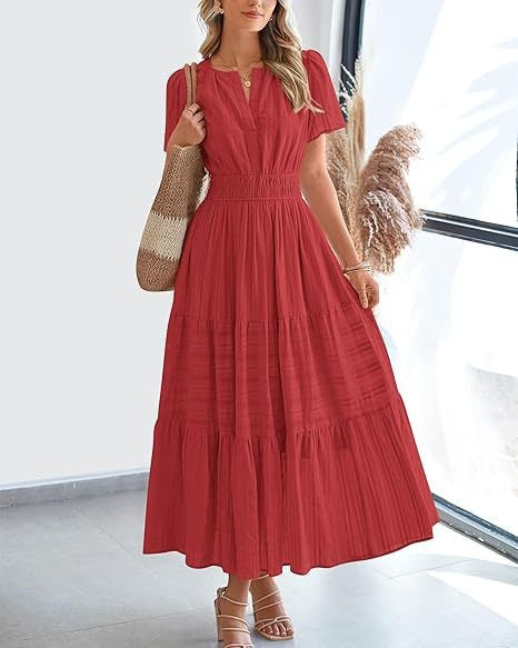 Dame Maxi-Kjole i afslappet Boho-stil Stilla