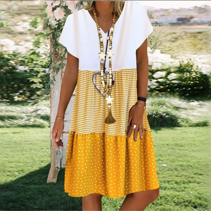 Kvinder Casual Sommer Maxi Kjole Stilla