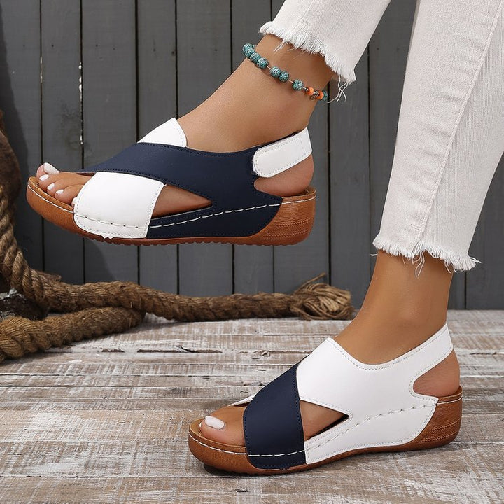 Dame Komfortable Tåsplit Sandaler Stilla