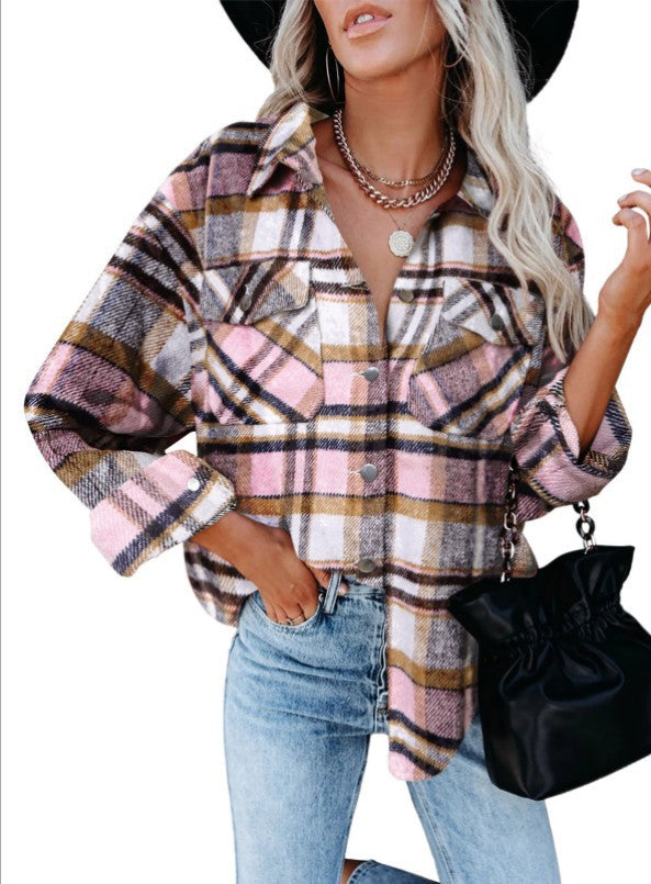 Dame ternet overshirt i komfortabel bomuldsblanding med store klaplommer Stilla