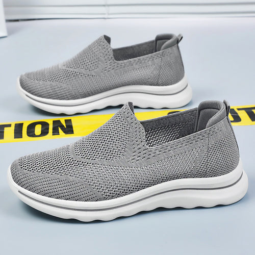Femme Letvæg Slip-On Sport Sneakers med åndbart strikkemateriale og stødabsorberende sål Stilla