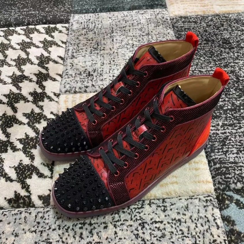 Herrer High-Top Spiked Fashion Sneakers Stilla