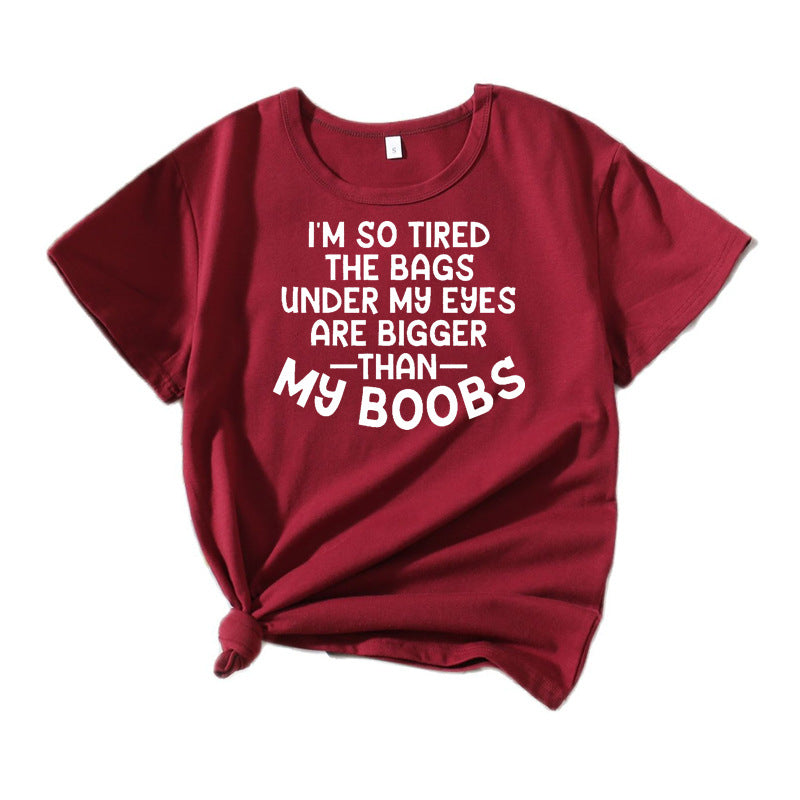 Dame Fritid Humoristisk Statement T-shirt Stilla