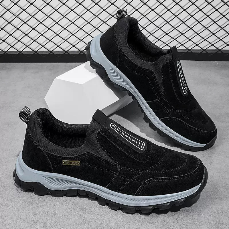 Dame Slip-On Sneakers med skridsikker gummisål og åndbart overmateriale Stilla
