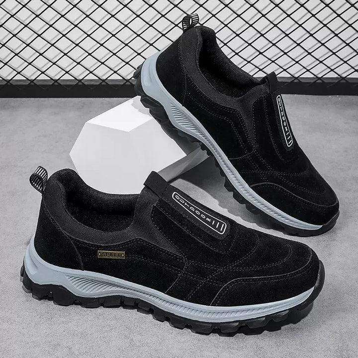 Dame Slip-On Sneakers med skridsikker gummisål og åndbart overmateriale Stilla