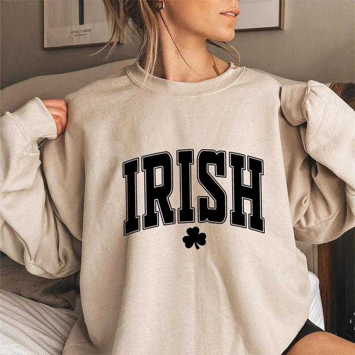 Kvinders sweatshirt med nuværende irske design højdepunkter Stilla