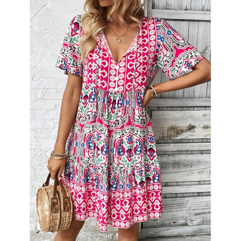 Dame sommerkjole i vintage-stil Skovae