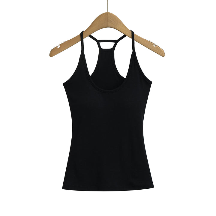 Dame sporty tanktop med racerback og åndbart bomuldsstof Stilla