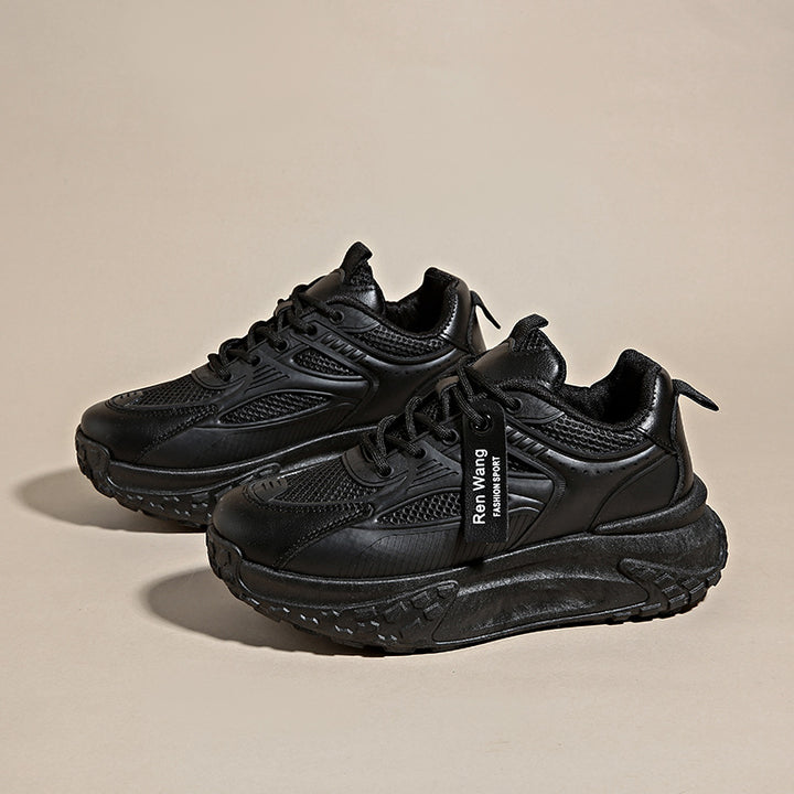 Dame Chunky Sneaker med åndbar overfladestruktur og stødabsorberende sål Stilla
