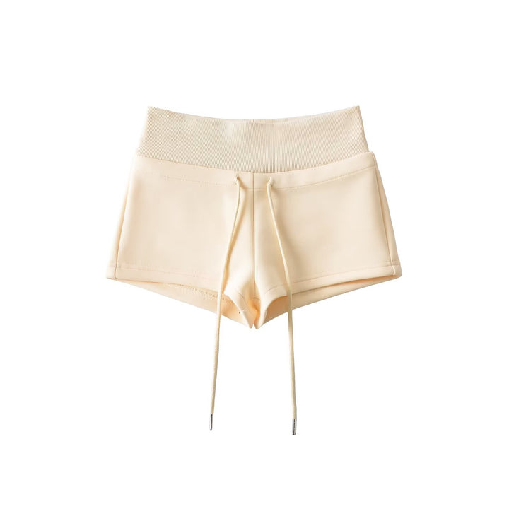 Dame Komfortable Sportshorts med høj talje og praktisk snoretræk Stilla