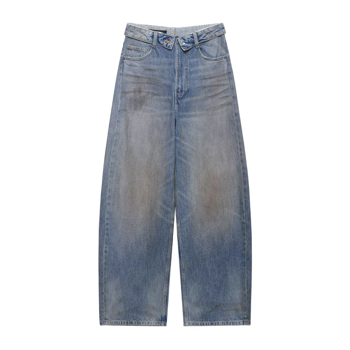 Dame Destroyed Jeans i afslappet Baggy-stil Skovae