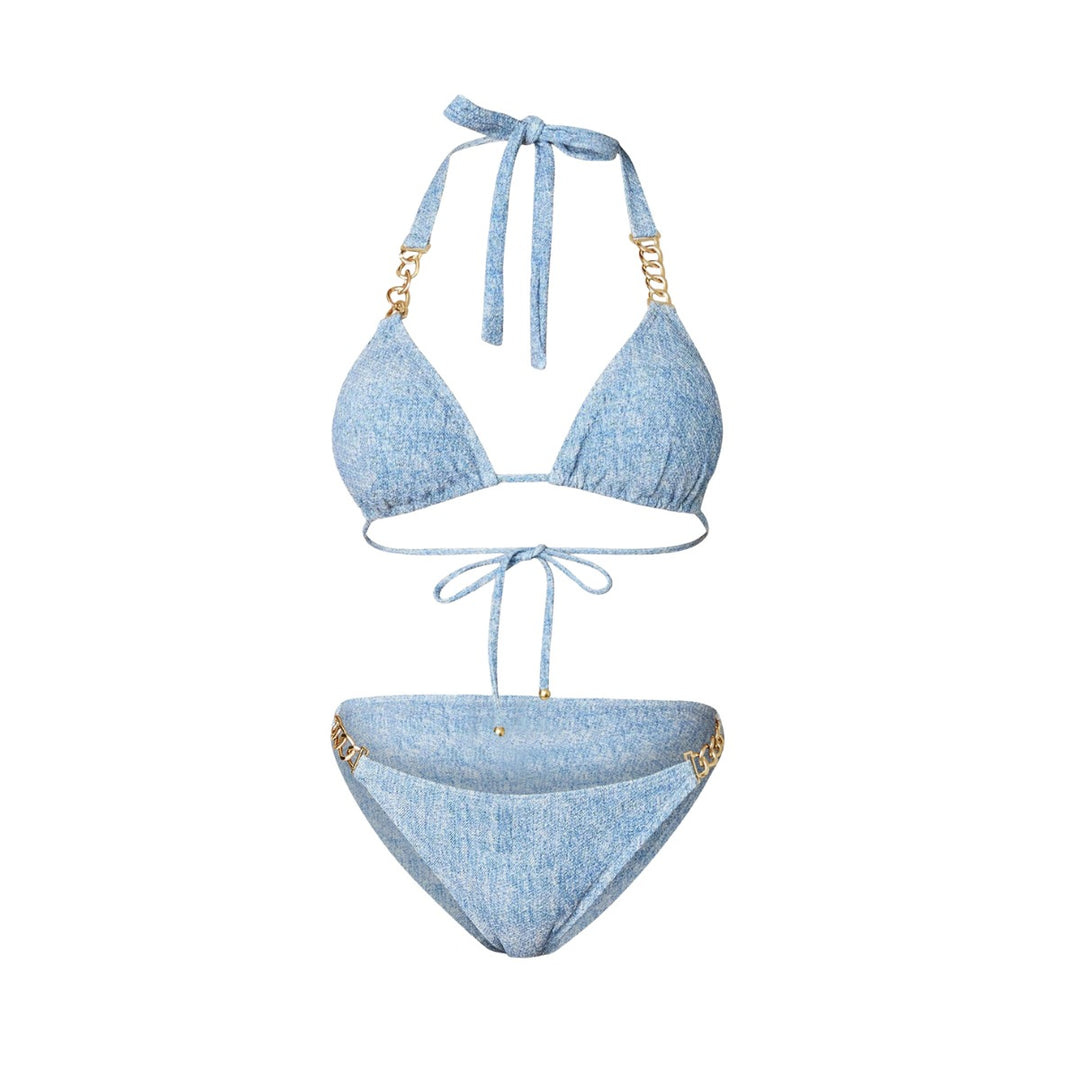 Dame Bikiniset med Wrap-Nederdel Skovae