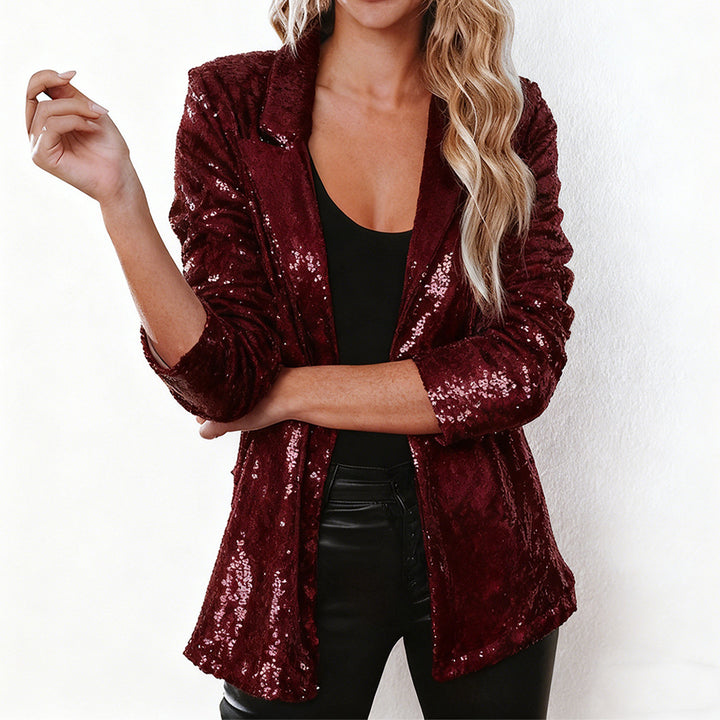 Kvinders Glitter Blazer Skovae