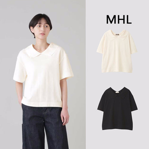 Dame T-shirt med moderne krave og afslappet pasform Stilla