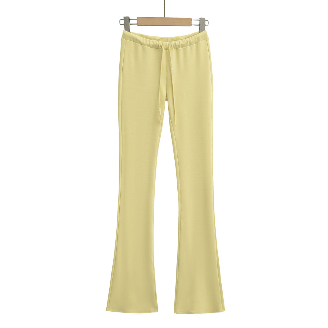 Dame Sporty Flared-bukser med elastisk talje og justerbar snor Stilla