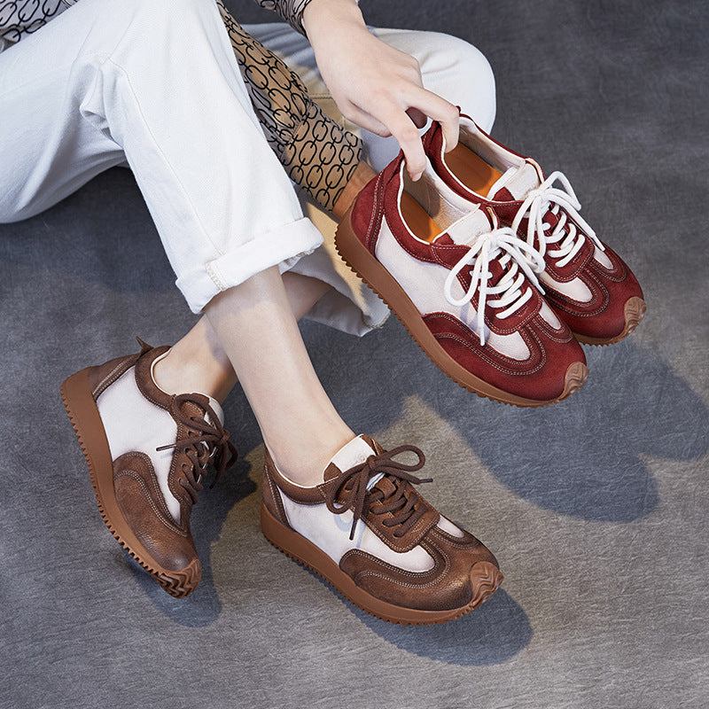Herrer Åndbar Fritids Snørresneakers Stilla