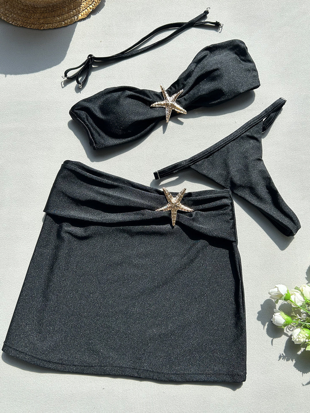 Dame bikini-sæt med dekorativ søstjerne Stilla