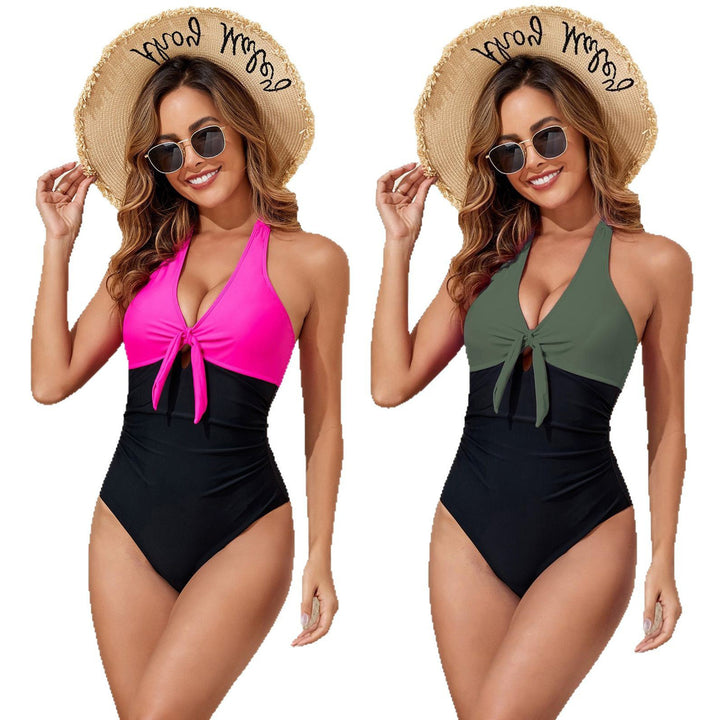 Dame Elegant One-Piece Swimsuit with Playful Knot Skovae