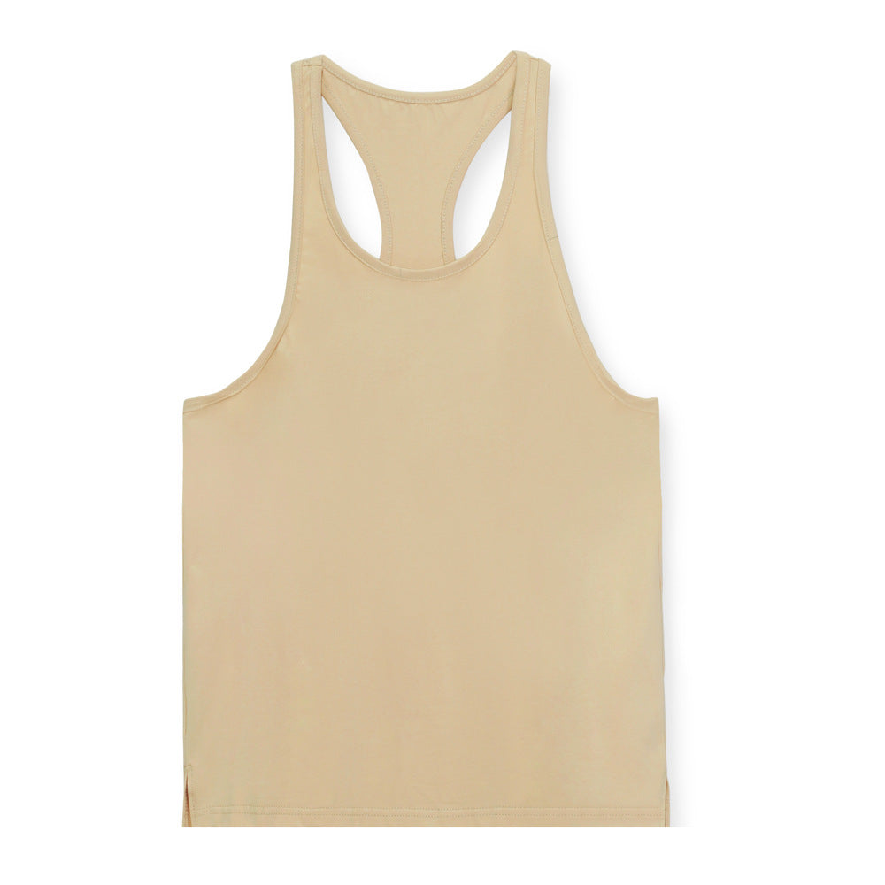 Herrer Sportligt Muskelshirt med Racerback-design Stilla