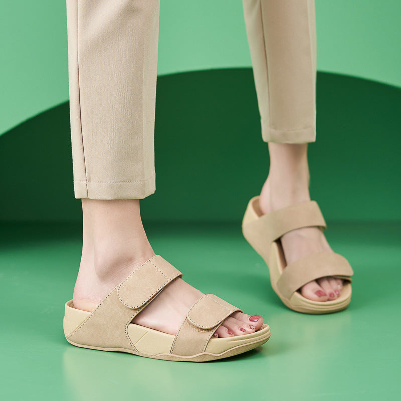 Dame ergonomiske sandaler med optimal støtte og individuelt justerbare remme Stilla