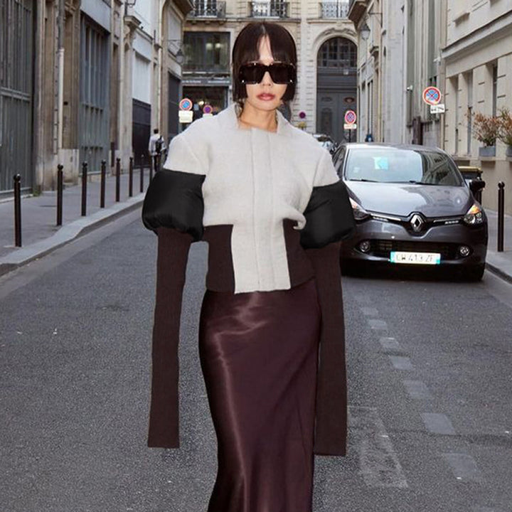 Femme Fashion-Forward Cropped Jacket Stilla