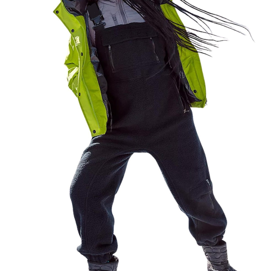 Kvindernes fleece overalls med praktiske lommer og blød inderside Stilla
