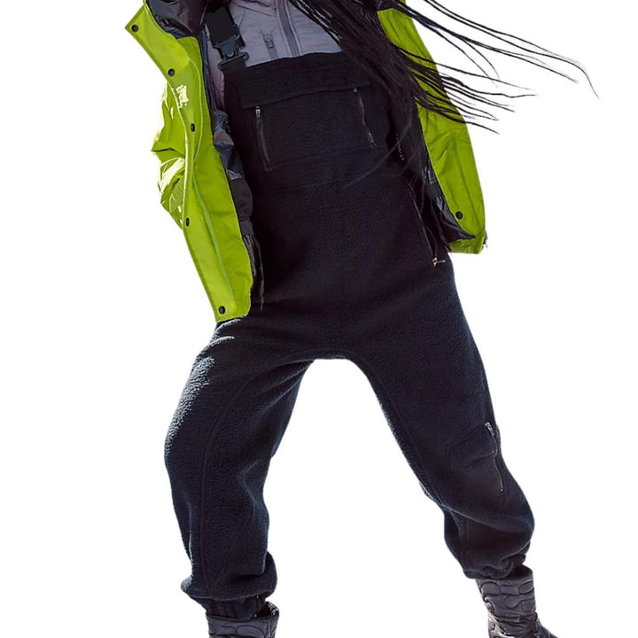 Kvindernes fleece overalls med praktiske lommer og blød inderside Stilla